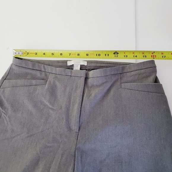 Chico's Pants Retro Wide Leg Work Career Casual Trousers Classic Grey M - Picture 9 of 13